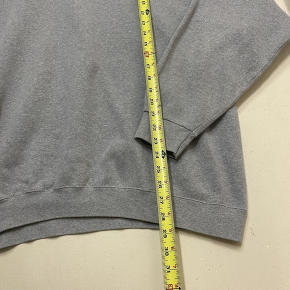 Adidas Sweatshirt Crewneck Pullover Grey Size XLarge Vintage Flag Tag - Picture 2 of 8